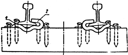Van het het Spooranker van de spoorbevestiging de bevestigingsmiddelen 60Si2Mn 65 Mn Materiële Anticreeper